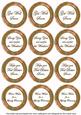 Vtea Flora Col Get Well Soon Mix Sentiment Round Toppers