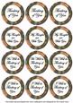 Black Flora Col Thinking of You Mix Sentiment Round Toppers