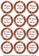 Dred Flora Col Thinking of You Mix Sentiment Round Toppers