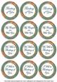 Dteal Flora Col Thinking of You Mix Sentiment Round Toppers