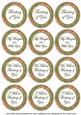 Olive Flora Col Thinking of You Mix Sentiment Round Toppers