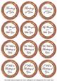 Pink Flora Col Thinking of You Mix Sentiment Round Toppers