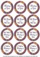 Purple Flora Col Thinking of You Mix Sentiment Round Toppers