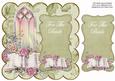 Olive Glory Window for the Bride 8in Scallop Topper