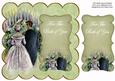 Olive Happy Couple Both of You 8in Scallop Topper