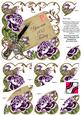 Purple Roses Ink Saver 105 Today 6in Duo Corner Stacker
