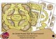 Lemon Oriental Flower Vintage Prime 3D Rosette 8in Cf Kit