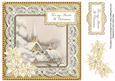 Ice Church Auntie at Christmas 8in Sentiment Topper