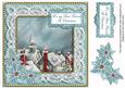 Blue Rooftops Best Friend Christmas 8in Sentiment Topper