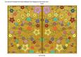 Gold Oriental Blossom Colour 7x5 Cut & Fold Card