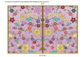 Lilac Oriental Blossom Colour 7x5 Cut & Fold Card