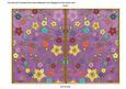 Purple Oriental Blossom Colour 7x5 Cut & Fold Card
