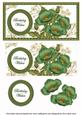 Olive Poppies Birthday Wishes Dl Decoupage Topper