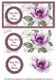 Purple Magnolia 90th Birthday Dl Decoupage Topper