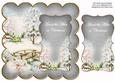 Silver Snowscene Across Miles 8in Scallop Topper