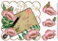 Pink Poppies Both of You Ink Saver 8in Decoupage Topper