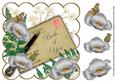 Silver Poppies Both of You Ink Saver 8in Decoupage Topper
