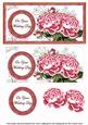 Cerise Roses Wedding Day Dl Decoupage Topper