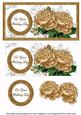 Coffee Roses Wedding Day Dl Decoupage Topper