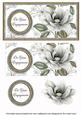Silver Magnolia Your Engagement Dl Decoupage Topper