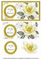 Lemon Magnolia Day to Remember Dl Decoupage Topper