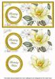 Lemon Magnolia Birthday Wishes Dl Decoupage Topper