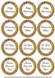 Borange Lotus Colour Anniversary Mix Sentiment Sheet