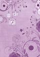 Lilac Retro Birdcage A4 Backing Paper