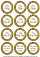 Gold Lotus Colour New Baby Mix Sentiment Sheet