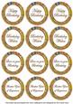 Borange Lotus Colour Birthday Mix Sentiment Sheet