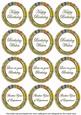 Olive Lotus Colour Birthday Mix Sentiment Sheet