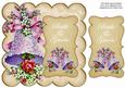 Cream Wedding Bells Bride & Groom 8in Scallop Topper