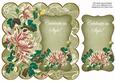 Olive Oriental Lotus Celebrate in Style 8in Scallop Topper