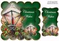 Dgreen Lantern2 Christmas Wishes 8in Scallop Topper
