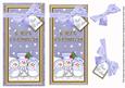 Blue Snowmen Happy Christmas Dl Topdown Step by Step