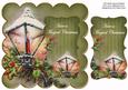 Olive Lantern Magical Christmas 8in Scallop Topper