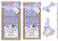 Blue Snowman Trio Let It Snow Dl Topdown Topper