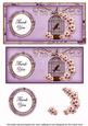Lilac Birdcage Thank You Dl Decoupage Topper