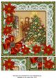 Red Tree1 Poinsettia 8in Picture Sheet