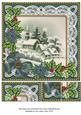 Dream Church Teal Poinsettia 8in Picture Sheet