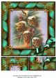 Pinecones Ribbon 8in Picture Sheet