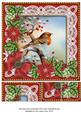 Red Robin Poinsettia 8in Picture Sheet