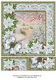Snowscene2 Ice Poinsettia 8in Picture Sheet
