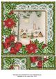 Winter Pub Poinsettia 8in Picture Sheet