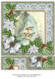 Snowbells Poinsettia 8in Picture Sheet