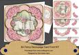 Glory Book Pink Rose Fancy 8in Decoupage Cf Kit