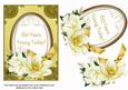 Lemon Magnolia 60 Years Young Oval 7x5in Topper