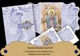 Mother Mary2 Blue Buckle Bracket Mini Card Kit