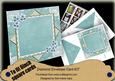Teal Cherry Blossom 6inch Diamond Envelope Mini Kit