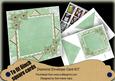 Mint Poinsettia 6inch Diamond Envelope Mini Kit